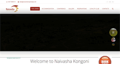 Desktop Screenshot of naivashakongonilodge.com